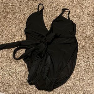 Black One Piece Swimsuit